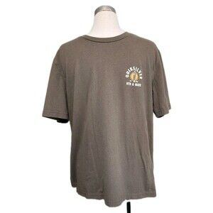Quiksilver Sunny Side Up Classic T-Shirt Mens L Brown Graphic Print MTN&WAVE